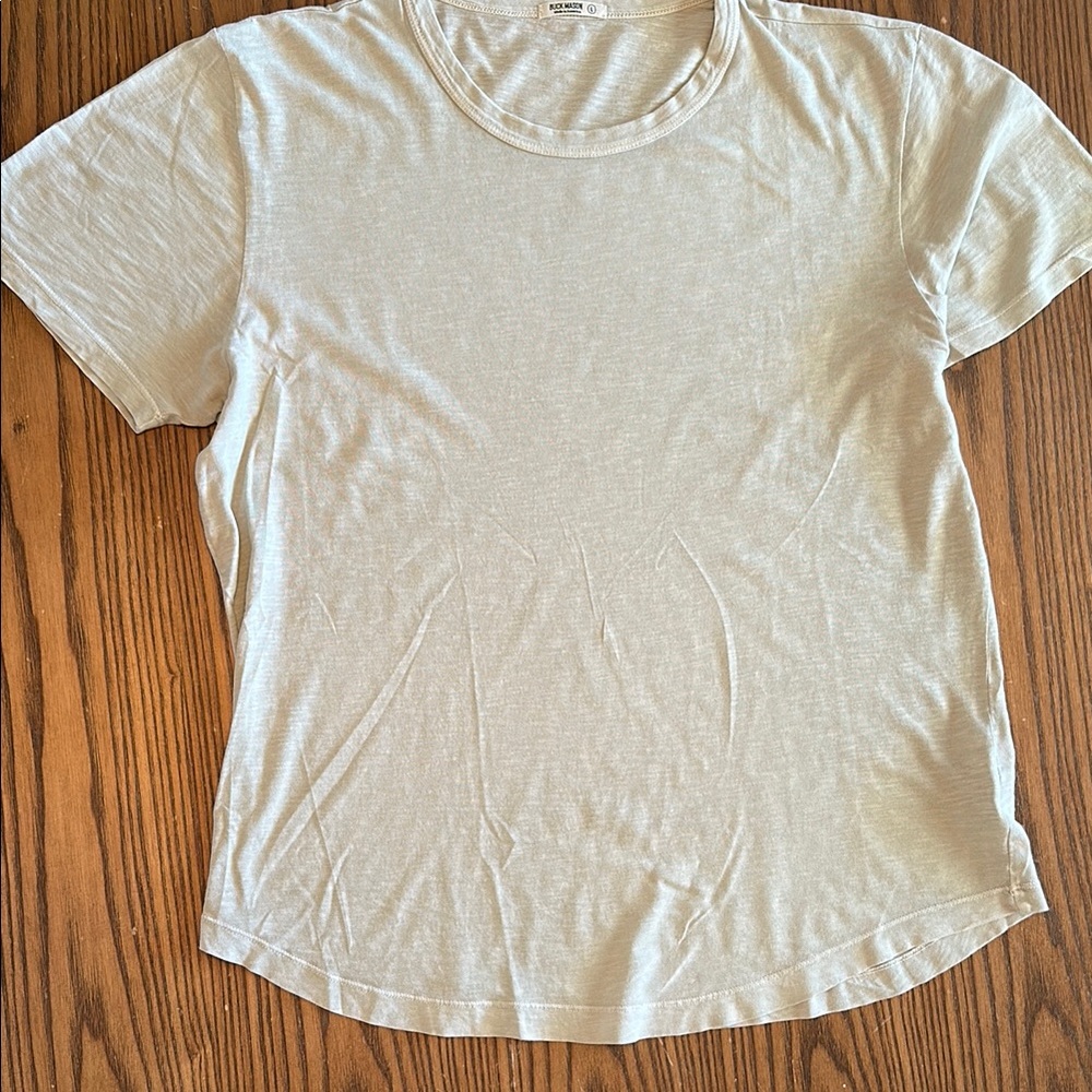 Buck Mason light green/ grey Short Sleeve T-Shirt